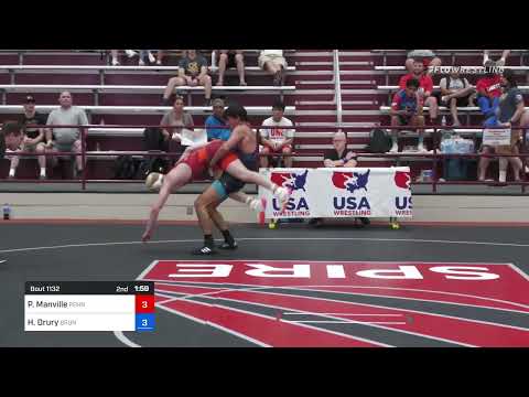 63 Kg Rr Rnd 2 - Pierson Manville, Pennsylvania Vs Haiden Drury, Brunson UVRTC 6669