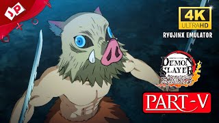 Demon Slayer Kimetsu no Yaiba The Hinokami Chronicles Part 5 4K 60fps Ryujinx Emulator Gameplay