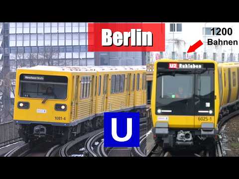 Die SPANNENDEN Fahrzeuge der Berliner U-Bahn