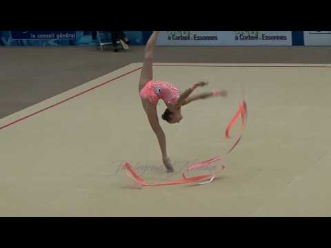 Elena BOLOTINA (BLR) ribbon - 2015 Corbeil EF