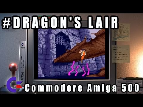 Dragon's Lair - Commodore Amiga 500 Gameplay Demo