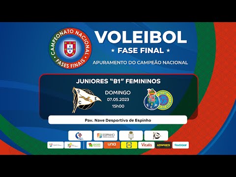 SC ESPINHO x AJM/ FC PORTO - FASE FINAL JUNIORES "B1" FEMININOS 2023 - 3º/4º LUGAR