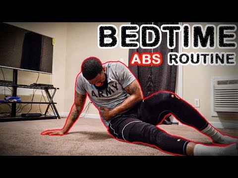 5 MINUTE BEDTIME ABS WORKOUT ROUTINE