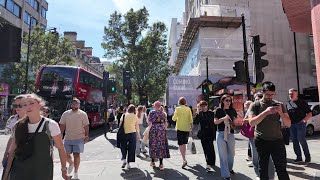 Oxford Street London Walking Tour | Oxford Circus to Edgware Road | 4K HDR City Walk
