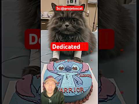 Dedicated‼️#animalintelligence #aiandcats #aicats #birthday #cats #catvideos #cake
