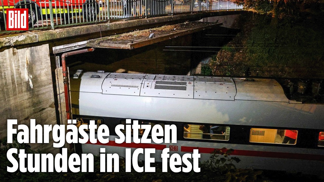 MÖNCHENGLADBACH: Ein ICE und zwei Regionalzüge evakuiert! Hunderte Fahrgäste betroffen