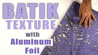 Batik | Batik texture with Aluminum foil