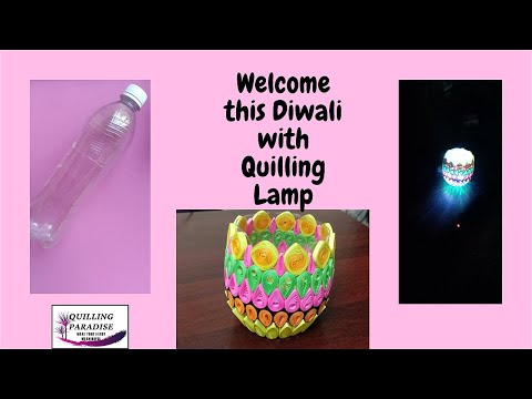 DIY How to make Quilling Lamp