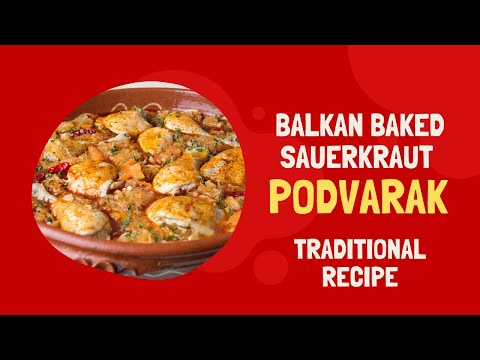 BALKAN BAKED SAUERKRAUT ∣ Podvarak ∣ Quick and Easy recipe from Serbia Montenegro Macedonia