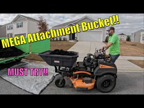 Scag V-Ride XL Mulch Bucket Kit product video