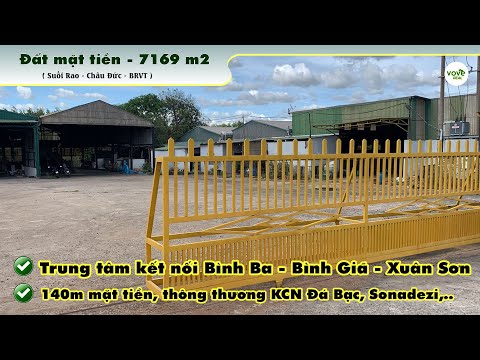 Bán nhà xưởng 140m mặt tiền, gần KCN Đá Bạc, kết nối cảng, sân bay thuận tiện