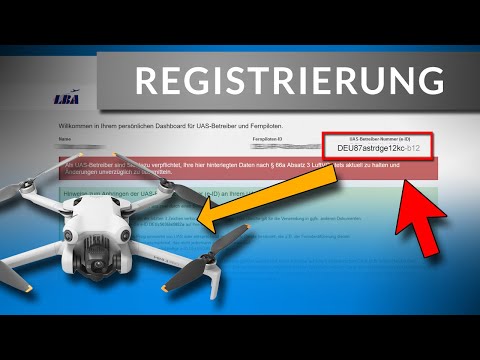 Drohnen Gesetz: Registrierung Drohnen-Pilot beim LBA - Anleitung [ EU Drohnenverordnung ]