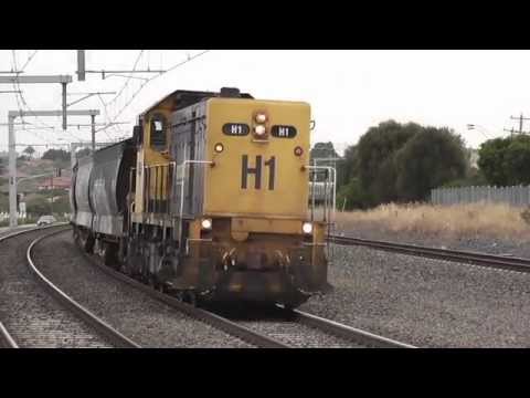 Australian Trains - Grain Freight Trains around Melbourne - Eisenbahn / Treno / Trein / Tren