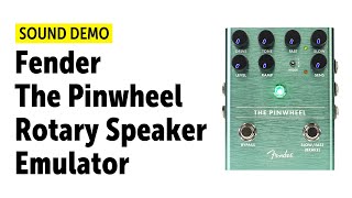 Video thumbnail for Fender The Pinwheel - Rotary Speaker Emulator - Sound Demo (no talking) by Guitar Bonedo