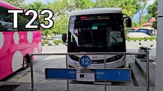 MDK4992 - SBST Melaka Service T23 [TMS3 Hino XZU720R]