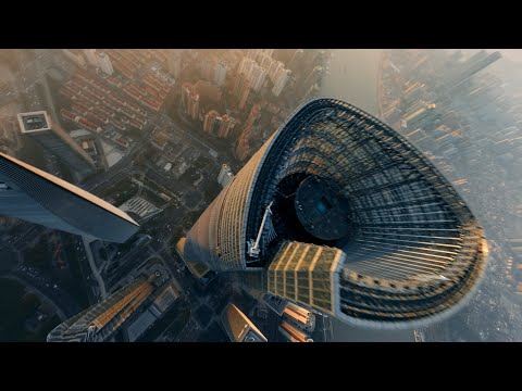 A Drones Eye View of China's Tallest Skyscraper