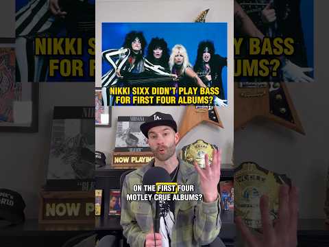 Thumbnail for Did someone else play Nikki Sixx’s bass parts on the first four Motley Crue albums? by Nikki Sixx