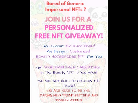 TWITTER FREE PERSONALIZED NFT GIVEAWAY!