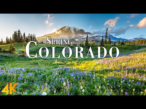 Spring Colorado 4K Ultra HD • Explore Beautiful Colorado, Relaxation Film with Calming Music.