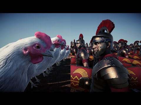 1000 GIANT CHICKEN vs 100 000 ROMAN GENERAL UEBS 2 Ultimate Epic Battle Simulator 2