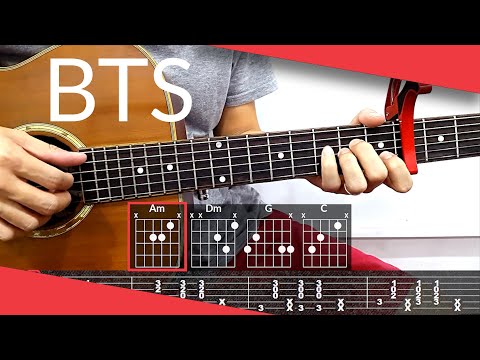 Dynamite (BTS) Guitar Tutorial | Tab, Chords