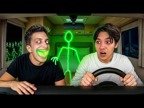 24 HOURS IN A SCARY CAMPER!