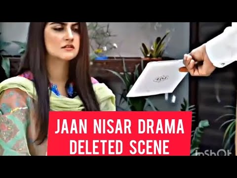 Jaan nisar drama deleted scene ! #jaannisar #danishtaimoor #hibabukhari #pakistanidrama #ytvideo