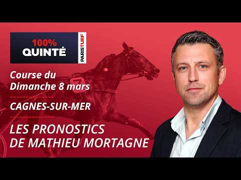PMU Quinté Predictions - 100% Quinté for Sunday, March 8th at Cagnes-sur-Mer