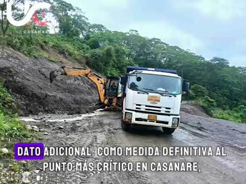 Deslizamiento en El Volcán afecta vía hacia Támara y activa atención inmediata de Gestión del Riesgo