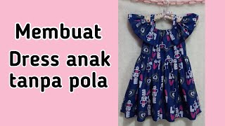 Download lagu cara membuat dress anak model  sabrina | DIY dress anak | tutorial gaun anak paling mudah mp3