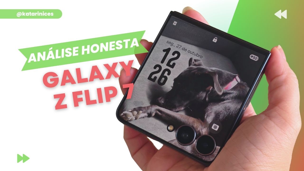 Miniatura da avaliação em vídeo de Smartphone Samsung Galaxy Z Flip7 5G 256GB 12GB RAM