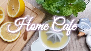 ทําน้ำเลม่อนและใส่เกลือชมพู | Home cafe' lemon juice | อร่อยง่ายbyพี่สาว