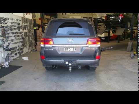 Toyota Landcruiser 200 series with redback extreme exhaust