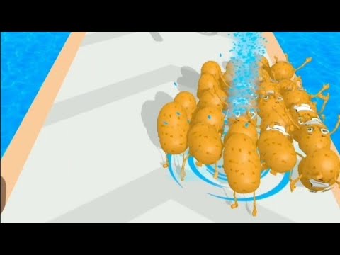 🌽🌽 Food Gang All Level Gameplay Android Run Games Girls BI47