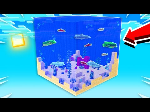 OCEAN ON ONE MINECRAFT BLOCK! (EP 8)