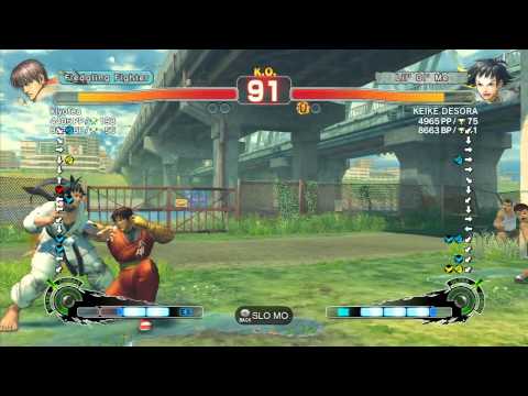 SSF4 AE: Kiyomatsu (Guy) vs KEIKE DESORA (Makoto) - Ranked Match (720p HD)