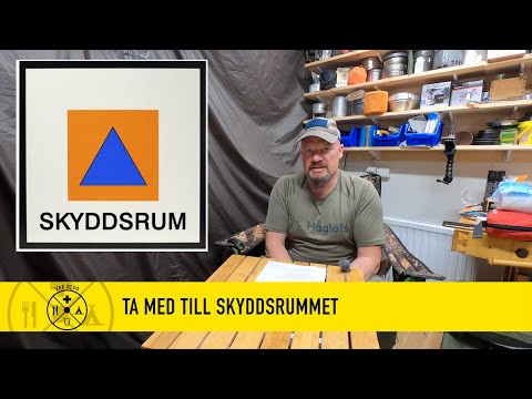 Om kriget kommer 11 - 22 viktiga saker att ta med till skyddsrummet