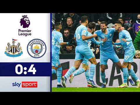 City wieder mehr als souverän! | Newcastle United - Manchester City 0:4 | Highlights - EPL 2021/22