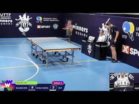 Drobov Dmitriy vs Samokish Kiril League of Best Table Tennis 4 18:30 03.10.2020