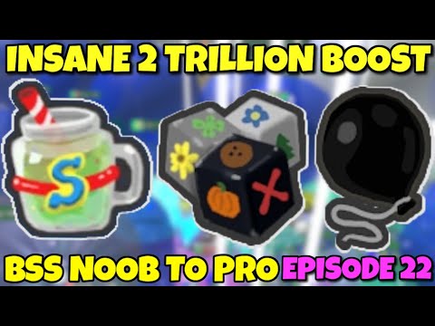 INSANE 2 TRILLION BOOST - Bee Swarm Simulator NOOB to PRO REPRISE Episode 22