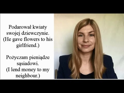 Polish for beginners. Lesson 18. The dative case (celownik)