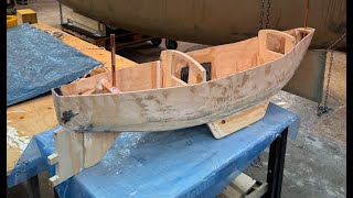 1 May 2024 Mast and rudder 1/5 scale
