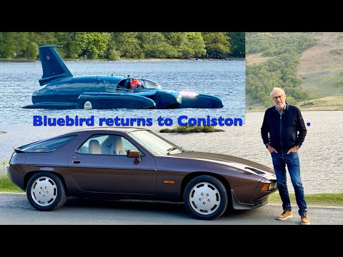 New to the garage Porsche 928 road trip to Coniston to see Campbell's Bluebird K7 in action again
