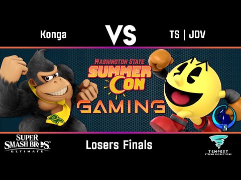 Konga (Donkey Kong) vs TS | JDV (Pac-Man) - Losers Finals - WA SummerCon 2023
