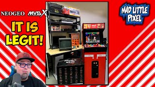 The Neo Geo MVSX Is Legit! Proof & NEW Information! Official SNK Neo Geo Bartop With Riser!