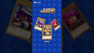Making Clash Royale cards into Yu-gi-oh cards, part-1 #shorts #yugioh #clashroyale #card #tcg