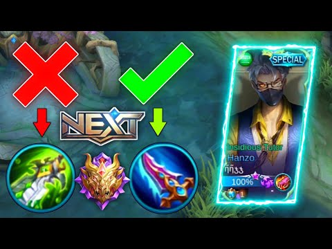 HANZO BEST BUILD 2021 "DEADLY ASSASSIN" Top 1 Global Hanzo Build | Hanzo Gameplay | MLBB