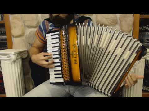 BELTSTUIII3072SB - Sunburst Beltuna Studio III Piano Accordion LMM 30 72 $4999