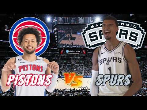 Detroit Pistons vs San Antonio Spurs Live Play by Play & Scoreboard
