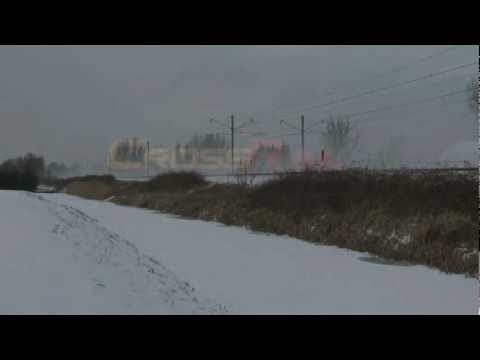 Netherlands: Trains in Snow at Poelgeest